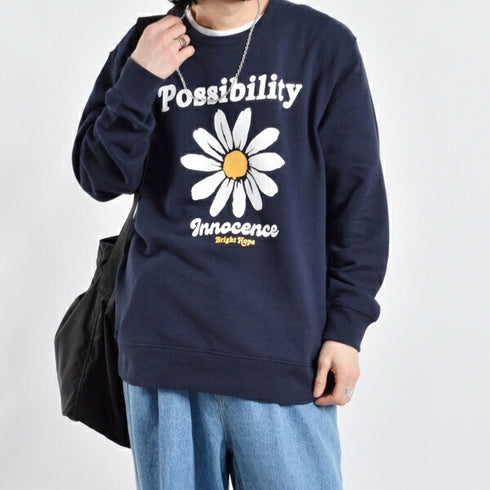 【MODISH GAZE】裏毛スウェット デイジー