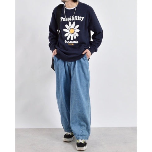 【MODISH GAZE】裏毛スウェット デイジー