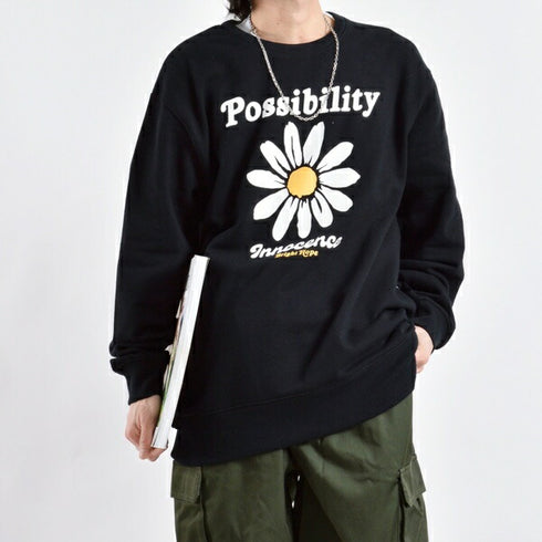 【MODISH GAZE】裏毛スウェット デイジー