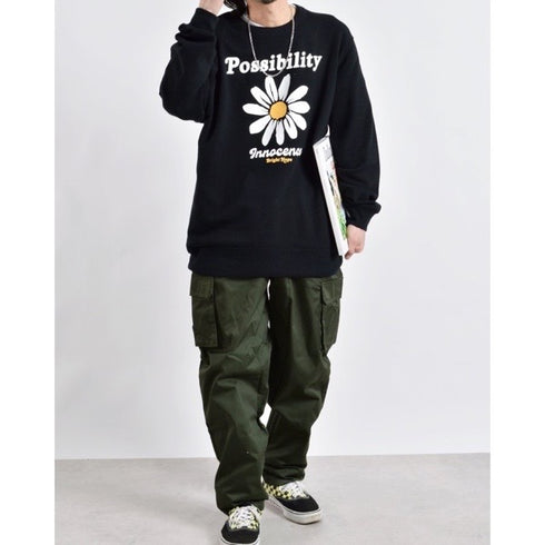 【MODISH GAZE】裏毛スウェット デイジー