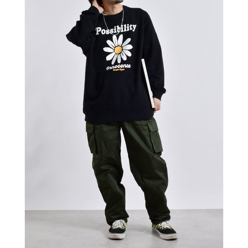 【MODISH GAZE】裏毛スウェット デイジー