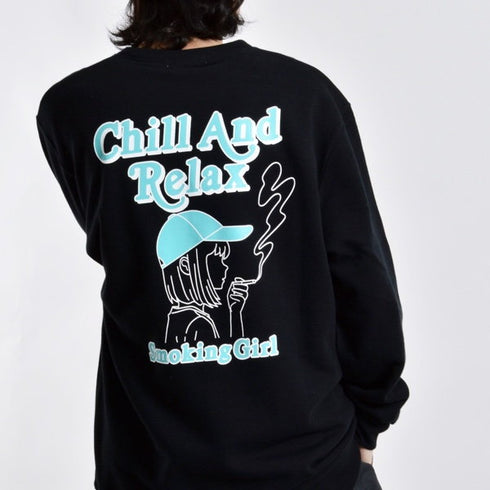 【MODISH GAZE】裏毛スウェット スモーキングガール