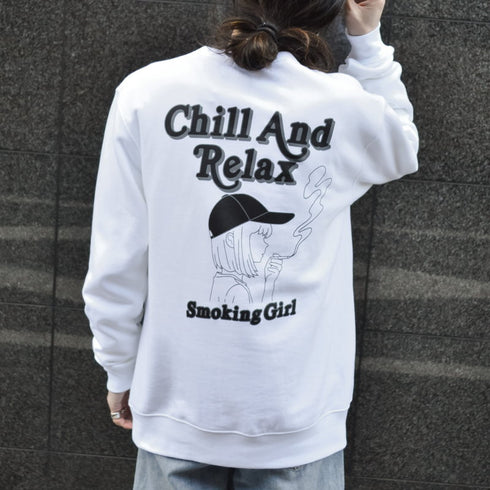 【MODISH GAZE】裏毛スウェット スモーキングガール