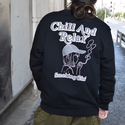 【MODISH GAZE】裏毛スウェット スモーキングガール