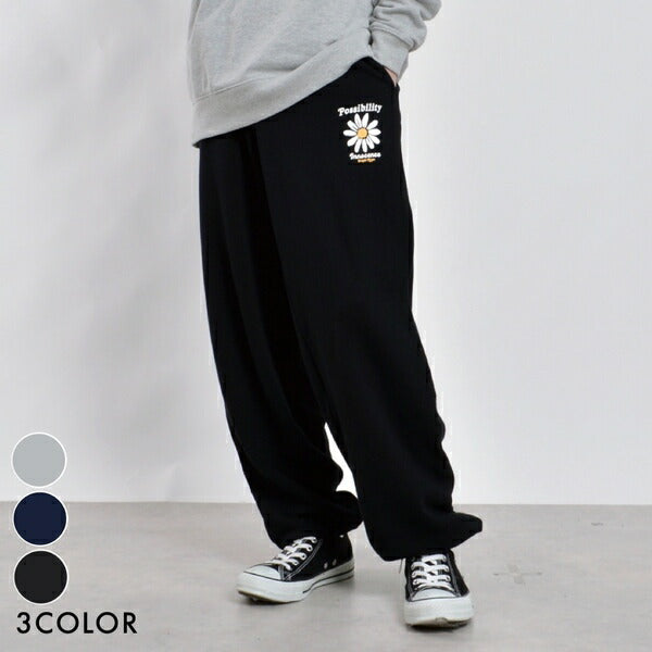 【MODISH GAZE】裏毛スウェットパンツ デイジー