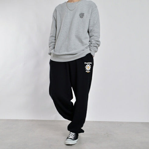 【MODISH GAZE】裏毛スウェットパンツ デイジー