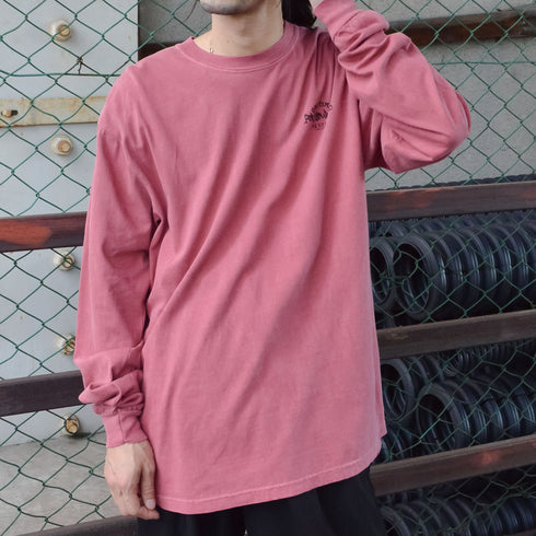 【MODISH GAZE】天竺ピグメント加工バンダナ プリント ロンT