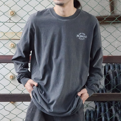 【MODISH GAZE】天竺ピグメント加工バンダナ プリント ロンT