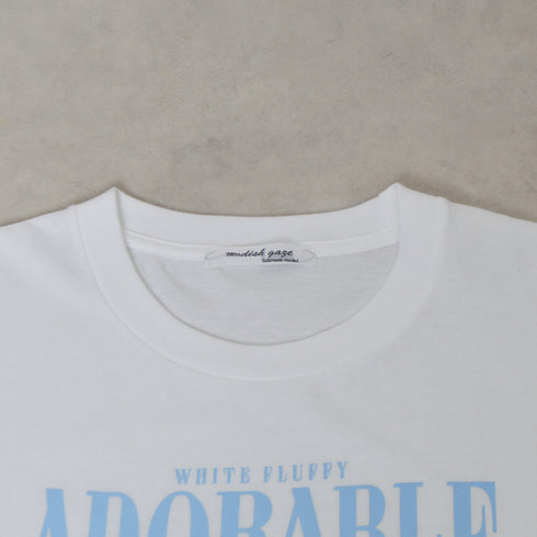 【MODISH GAZE】DOGプリントアニマルTシャツ