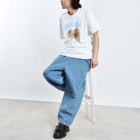 【MODISH GAZE】DOGプリントアニマルTシャツ