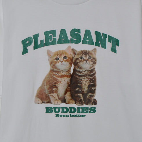 【MODISH GAZE】CATプリントアニマルTシャツ