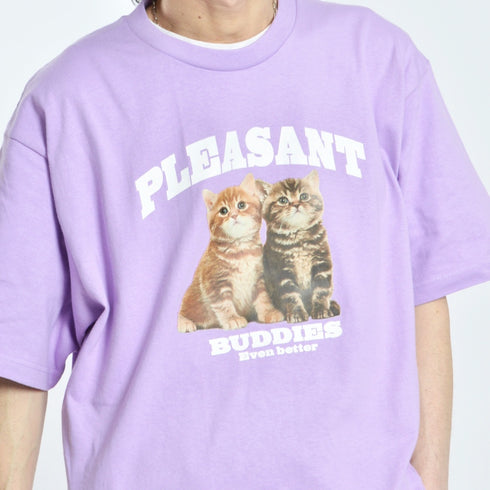 【MODISH GAZE】CATプリントアニマルTシャツ