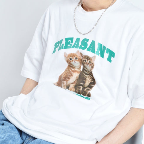 【MODISH GAZE】CATプリントアニマルTシャツ