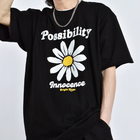 【MODISH GAZE】Possibilityデイジープリント Tシャツ