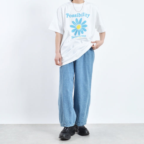 【MODISH GAZE】Possibilityデイジープリント Tシャツ