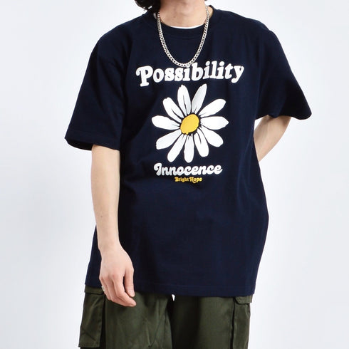 【MODISH GAZE】Possibilityデイジープリント Tシャツ