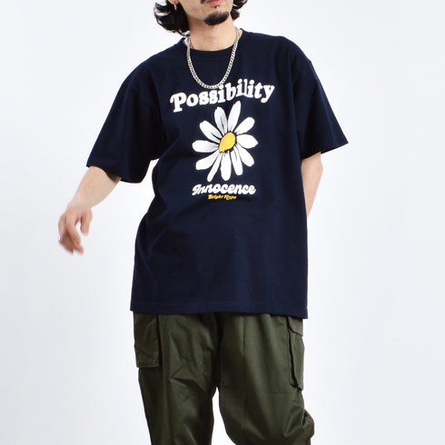 【MODISH GAZE】Possibilityデイジープリント Tシャツ