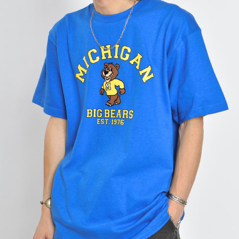 【MODISH GAZE】MICHIGANクマプリントTシャツ