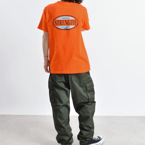 【MODISH GAZE】STRENGTHオーバルロゴTシャツ