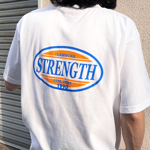 【MODISH GAZE】STRENGTHオーバルロゴTシャツ