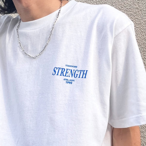 【MODISH GAZE】STRENGTHオーバルロゴTシャツ