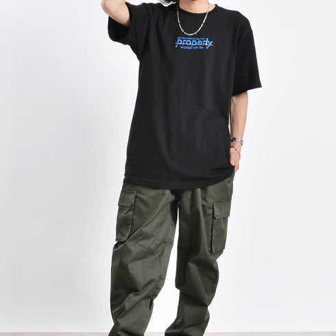 【MODISH GAZE】properly刺繍Tシャツ