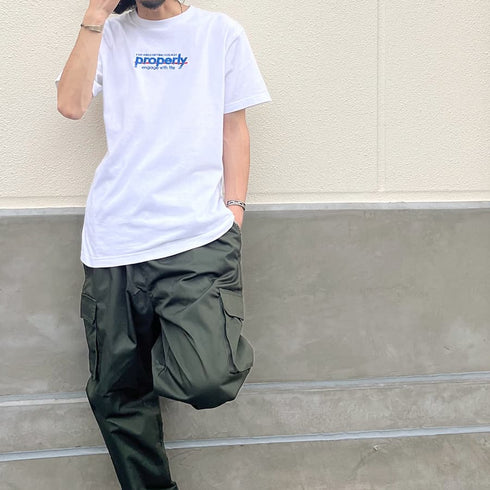 【MODISH GAZE】properly刺繍Tシャツ