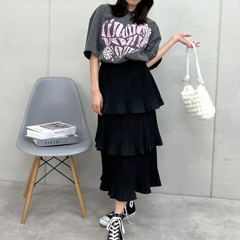 【MODISH GAZE】ハート ピグメントTシャツ