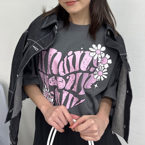 【MODISH GAZE】ハート ピグメントTシャツ