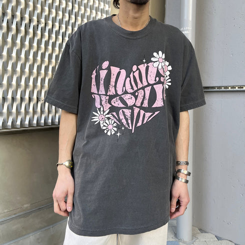 【MODISH GAZE】ハート ピグメントTシャツ