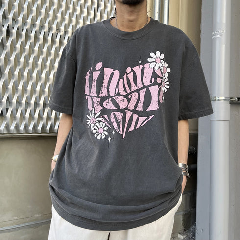 【MODISH GAZE】ハート ピグメントTシャツ