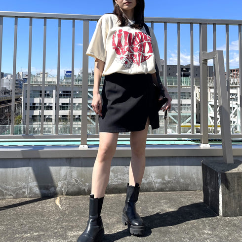 【MODISH GAZE】ハート ピグメントTシャツ