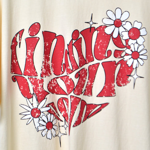 【MODISH GAZE】ハート ピグメントTシャツ