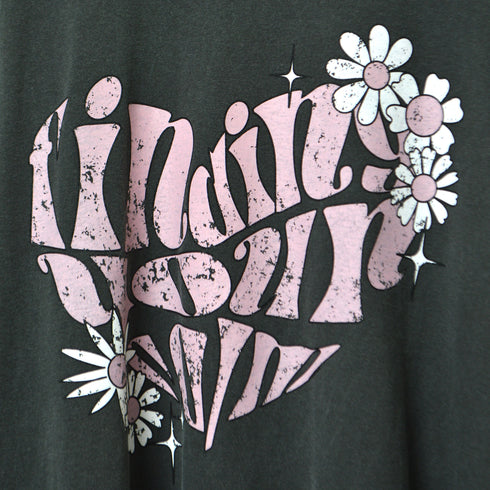 【MODISH GAZE】ハート ピグメントTシャツ