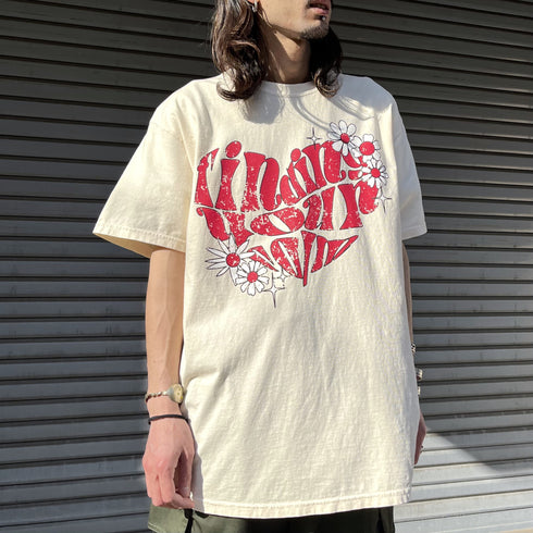 【MODISH GAZE】ハート ピグメントTシャツ