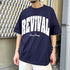 【RGY】REVIVAL 発泡PT ビッグシルエットTシャツ