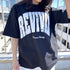【RGY】REVIVAL 発泡PT ビッグシルエットTシャツ