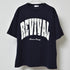 【RGY】REVIVAL 発泡PT ビッグシルエットTシャツ