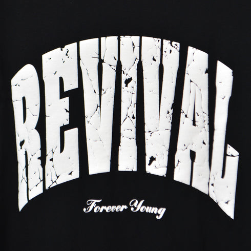【RGY】REVIVAL 発泡PT ビッグシルエットTシャツ