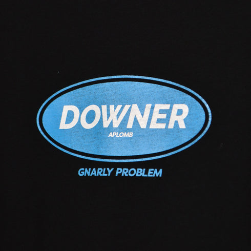 【RGY】DOWNER オーバルロゴ ビッグシルエットTシャツ