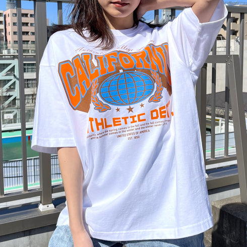 【RGY】CALIFORNIA ビッグシルエットTシャツ
