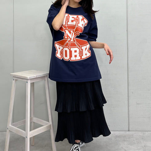 【RGY】NEWYORK ビッグシルエットTシャツ