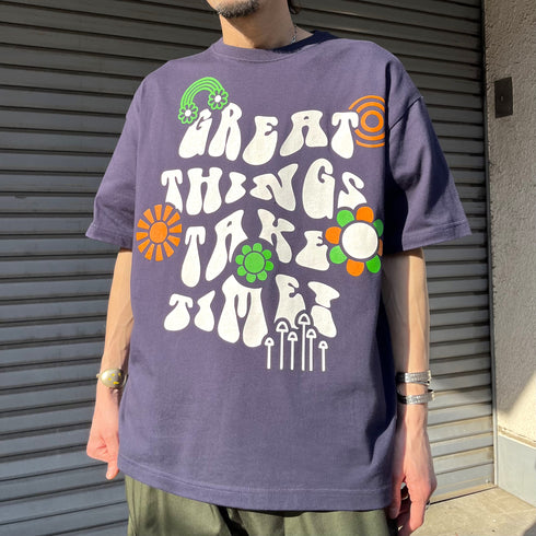 【RGY】レトロヒッピービッグシルエットTシャツ