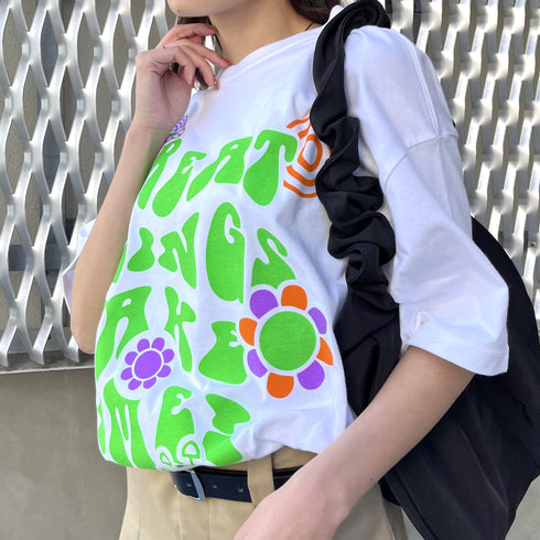 【RGY】レトロヒッピービッグシルエットTシャツ