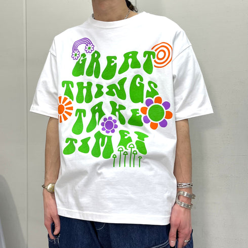 【RGY】レトロヒッピービッグシルエットTシャツ