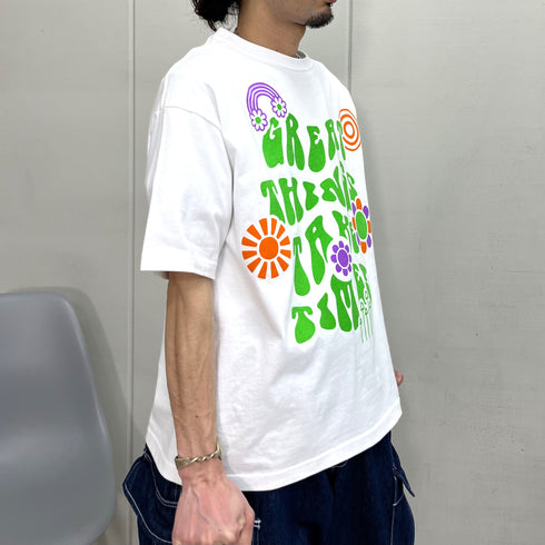 【RGY】レトロヒッピービッグシルエットTシャツ