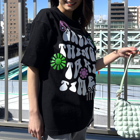 【RGY】レトロヒッピービッグシルエットTシャツ