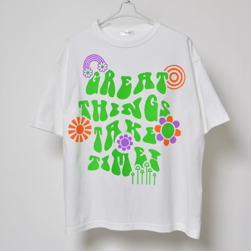 【RGY】レトロヒッピービッグシルエットTシャツ