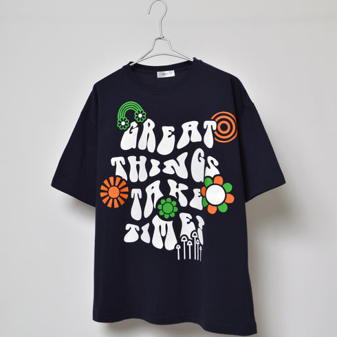【RGY】レトロヒッピービッグシルエットTシャツ