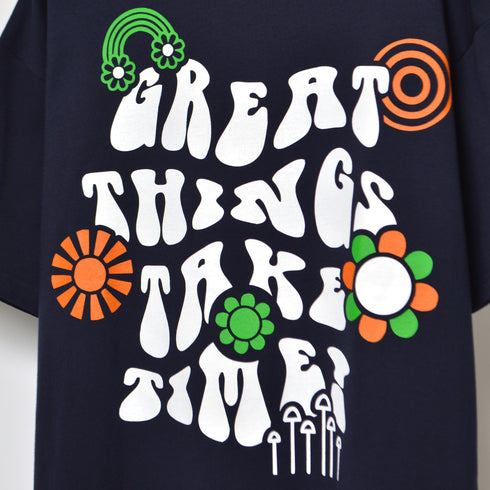 【RGY】レトロヒッピービッグシルエットTシャツ